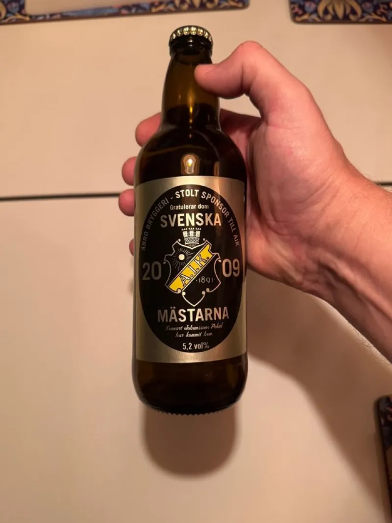 Tradera Fotboll<AIK SM-guld 2009 tomflaska.