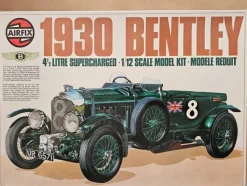 Tradera Airfix 1930 Bentley 4½ Litre Supercharged - Obyggd, öppnad Modellbyggsats 1:12^ Plastbyggsatser