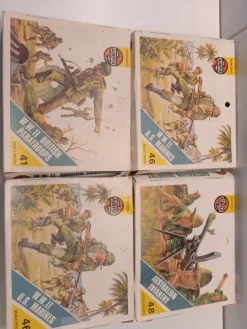 Tradera Airfix H0/00 4 st askar med soldater / militärer> Militära Leksaker