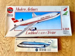 Tradera Airfix Modellbyggsatser: Lockheed L-1011 TriStar & 2st McDonnell Douglas DC-9^ Plastbyggsatser