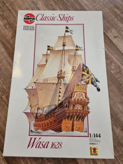 Tradera Airfix Wasa 1628 Special Edition - Obyggd Modellbåtssats 1:144^ Plastbyggsatser