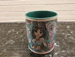 Tradera ALADDIN FLORAL JASMINE GRÖN INSIDA MUGG Merchandise Mug Green Disney> Filmmerchandise