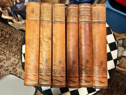 Tradera Alberts Engström 6band från 1941 Fint inbundna> Antik Litteratur