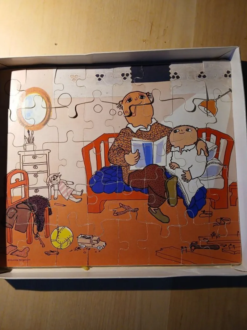 Tradera Alfons Åberg-pussel.> Barnspel & Pussel