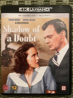 Tradera Alfred Hitchcock's Shadow of a Doubt (4K Ultra HD + Blu-ray)> 4k Ultra Hd