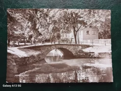 Tradera Allmänna Motiv<Alingsås. Bro. Pressbyrån nr 77407. Skrivet 1962