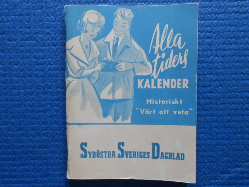 Tradera Alla tiders kalender 1956 Sydöstra Sveriges Dagblad> Almanackor & Kalendrar