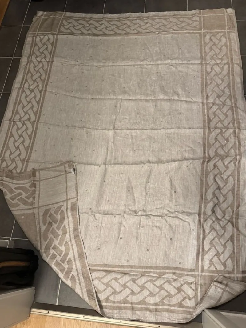 Tradera Almedahls stor duk 100 % lin bordsduk 194x147 cm linneduk> Textilier