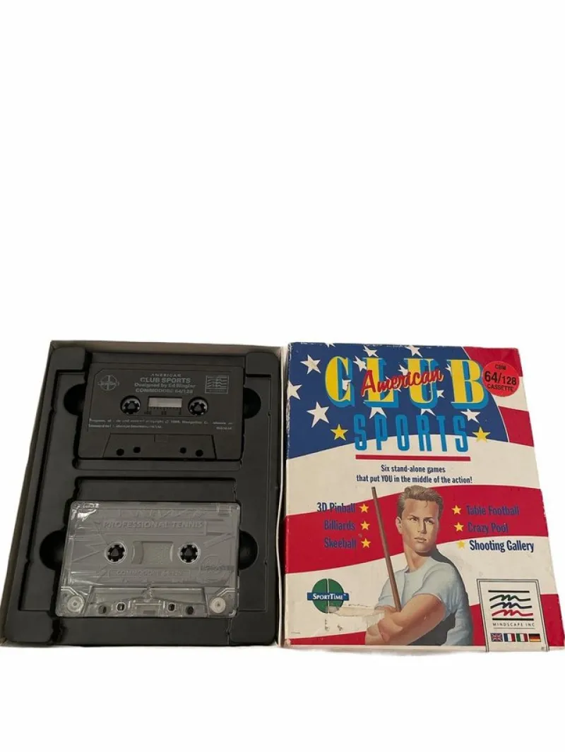 Tradera American club sports / professional tennis | Commodore 64 / 128 / c64> Datorer