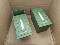 Tradera Skytte<Ammo låda Xl 6.5x55 2st (50 skott)