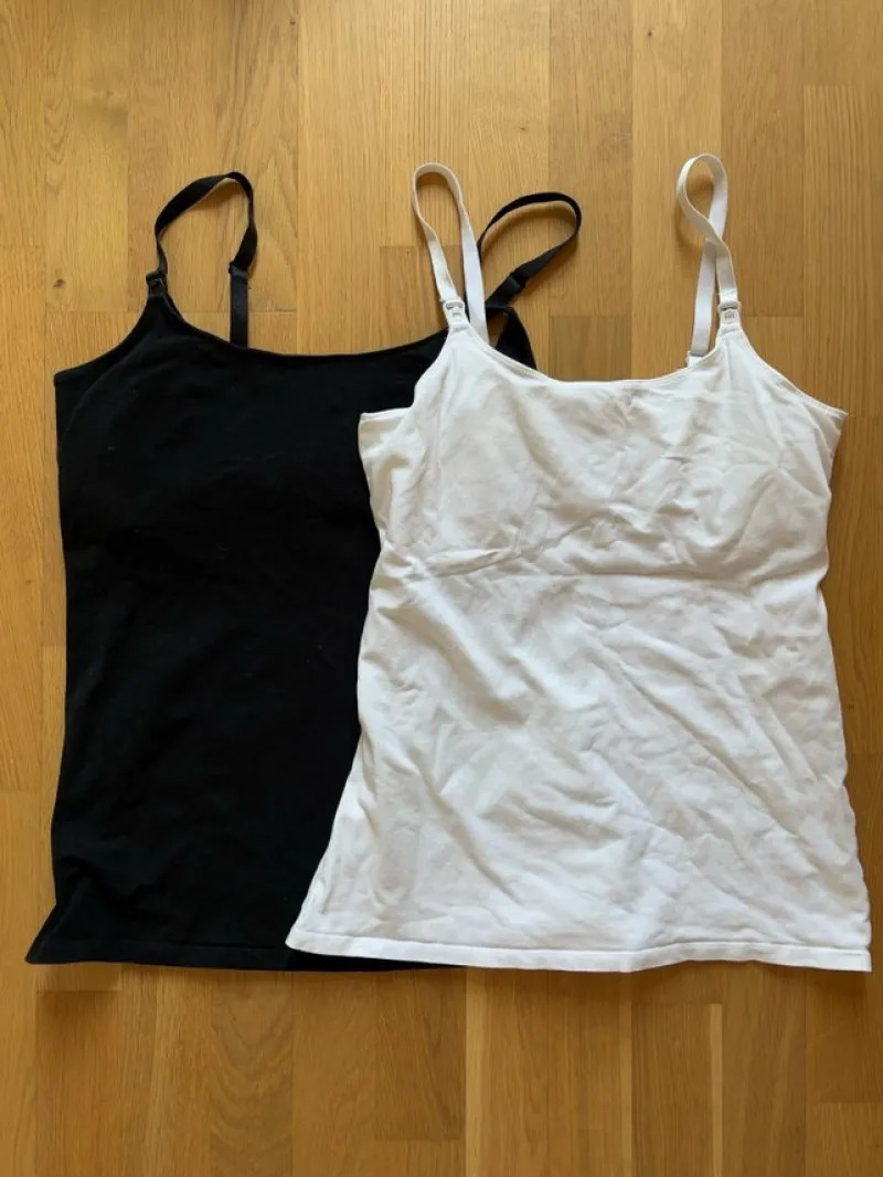 Tradera Amningslinne 2-pack stl S (mycket bra skick)^ Mammakläder