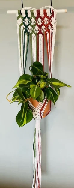 Tradera Krukor & Odlingssystem<Ampel / Växt hängare i makramé