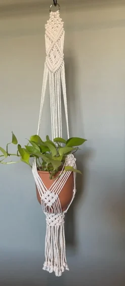 Tradera Krukor & Odlingssystem<AMPEL I MAKRAMÉ