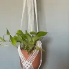 Tradera Krukor & Odlingssystem<Ampel i makramé JUNNIE