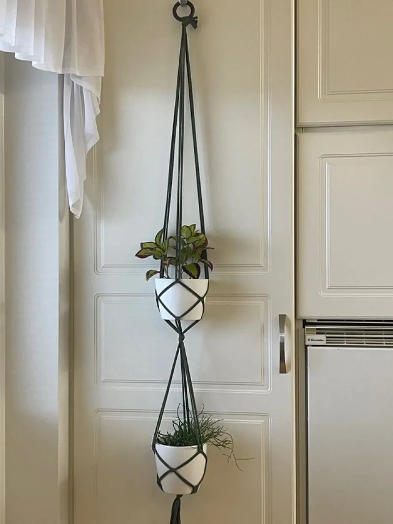 Tradera Krukor & Odlingssystem<Ampel, plant’s hanger , handmade, macramé