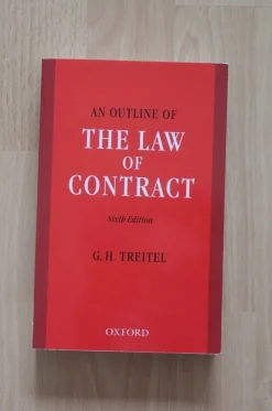Tradera An Outline of the Law of Contract, Treitel, 2004, 6 uppl.> Juridik & Kriminologi