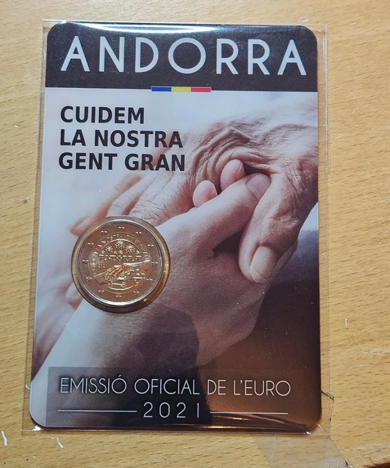 Tradera Andorra 2 euro-minne 2021^ Euromynt & Sedlar