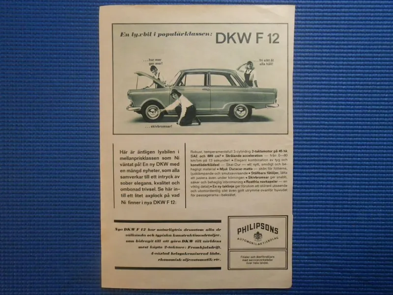 Tradera Reklamprylar<Annons DWK F12 Philipsons