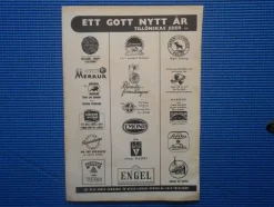 Tradera Reklamprylar<Annons Ett Gott Nytt År från diverse företag