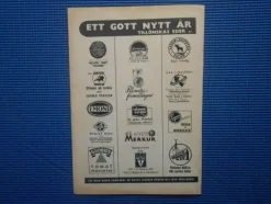 Tradera Reklamprylar<Annons Ett Gott Nytt År önskar diverse företag