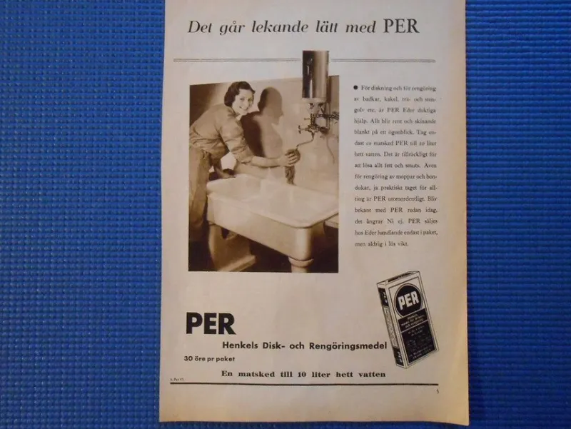 Tradera Reklamprylar<Annons Per Henkels disk- och rengöringsmedel