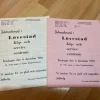 Tradera Priskuranter & Kataloger<Annonsblad från julmarknader i Lövestad 1966 & 1970