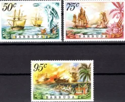 Tradera Antigua & Barbuda 1975 Båtar MNH^ Sydamerika & Karibien
