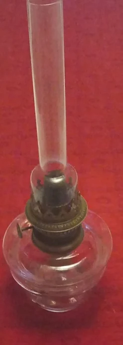 Tradera Antik Fotogenlykta 37 cm lång> Antikviteter