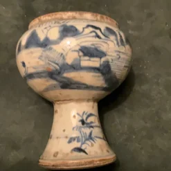 Tradera Antik kinesisk / asiatisk blåvit porslins vas> Orientalisk Konst & Porslin