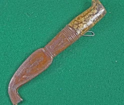 Tradera Knivar & Svärd<Antik puukko masurbjörk smidesarbete