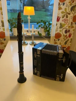 Tradera Antika instrument - durspel och klarinett? Kuriosa! Renoveringsobjekt.> Kuriosa