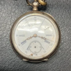 Tradera Antikt fickur med cylindurverk - 1800-tal^ Fickur