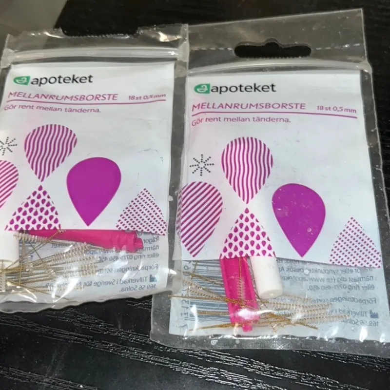 Tradera Tandvård<Apoteket Mellanrumsborstar 18 st 0,5 mm