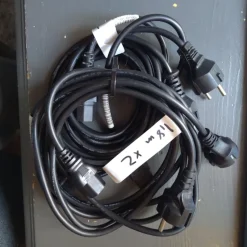 Tradera Apparat kabel 2 st raka kontakter - 1,8m> Elinstallation