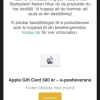 Tradera Apple Gift Card 500 kr> Presentkort & Rabattkoder