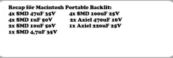 Tradera Apple Macintosh / Mac Portable Backlit (panasonic kondensatorer)> Övrigt Datorer & Tillbehör