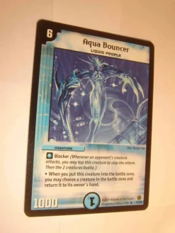 Tradera Spelkort<AQUA BOUNCER 12/55 RARE 1000 NYTT DUEL MASTER KORT