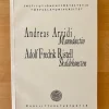 Tradera Arvidi, Ristell - Manuducio, Skaldekonsten - Uppsala Universitet Estetik> Filosofisk Litteratur