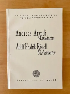 Tradera Arvidi, Ristell - Manuducio, Skaldekonsten - Uppsala Universitet Estetik> Filosofisk Litteratur