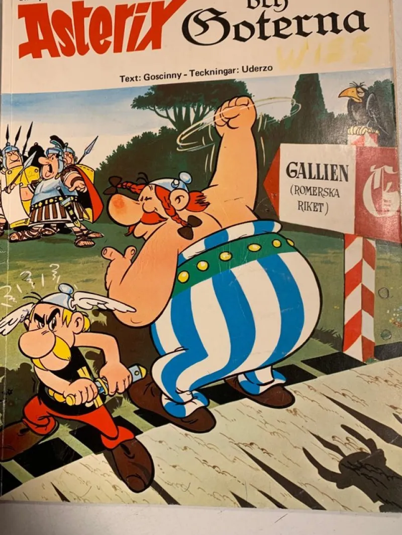 Tradera Asterix och goterna> Svenska Serier