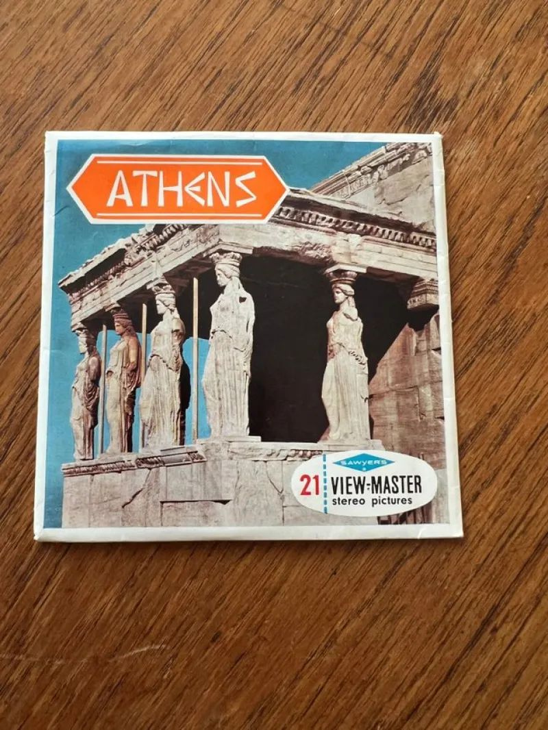Tradera Athens, View-Master stereobilder^ Miniatyroptica
