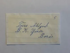 Tradera Autograf: Ture Ahlqvist. OS-silver 1932^ Autografer