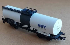 Tradera 4-axlig Tankvagn OMV OBB 1:87 H0 skala, Liliput First Class by Bachmann (3)^ Modelljärnvägar