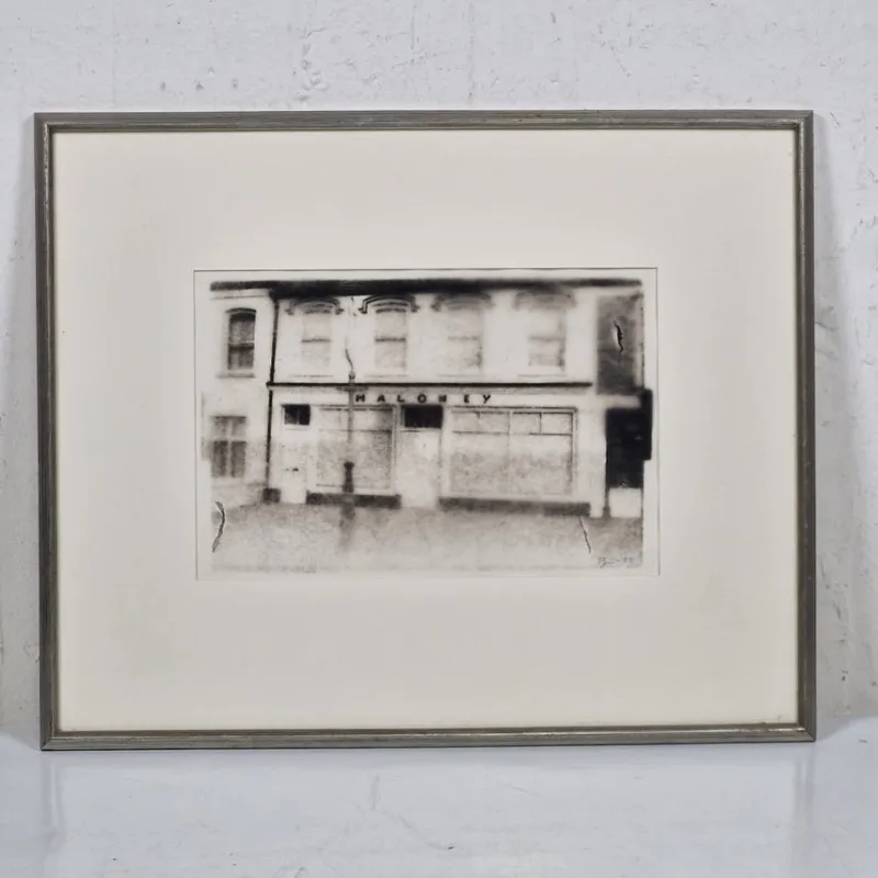 Tradera B. -88 - Inglasat fotografi - Tryck - Oidentifierad signatur - Tavla> Fotokonst