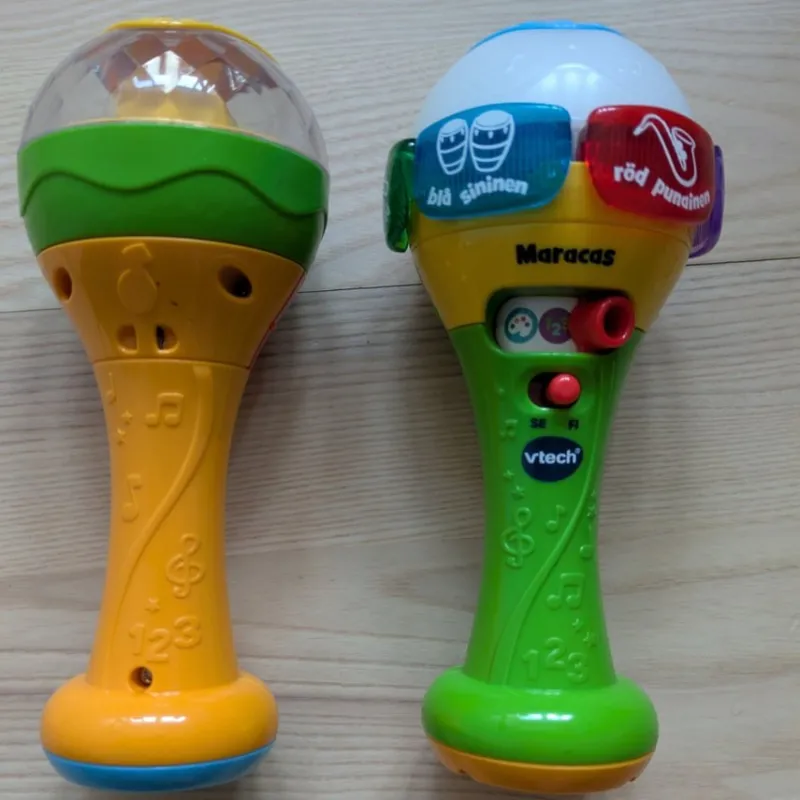 Tradera Baby Maracas med Ljus och Ljud> Leksaksinstrument