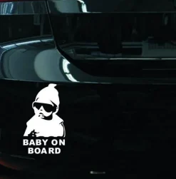 Tradera Baby On Board Bildekal^ Biltillbehör