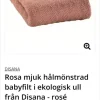 Tradera Babyfilt i ekologisk ull, Disana> Inredning Barnrum