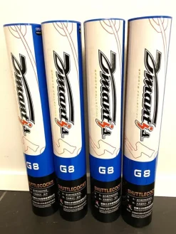 Tradera Badminton<Badmintonboll, Fjäderbollar av gås fjäder. 12 st/ rör