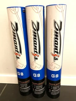 Tradera Badminton<Badmintonboll, Fjäderbollar av gås fjäder. 12 st/ rör