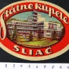 Tradera Kuriosa<Bagageetikett Státne Kúpele, Sliac Tjeckoslovakien hotel hotell